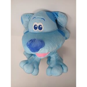 Nickelodeon Blue's Clues and You Blue Dog 16 Inch Plush 2022 Viacom Glitter Paw